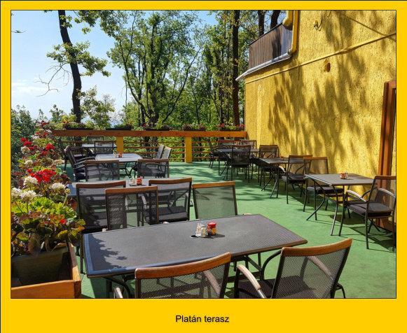 Platan Panzio Hotel Dobogoko Buitenkant foto